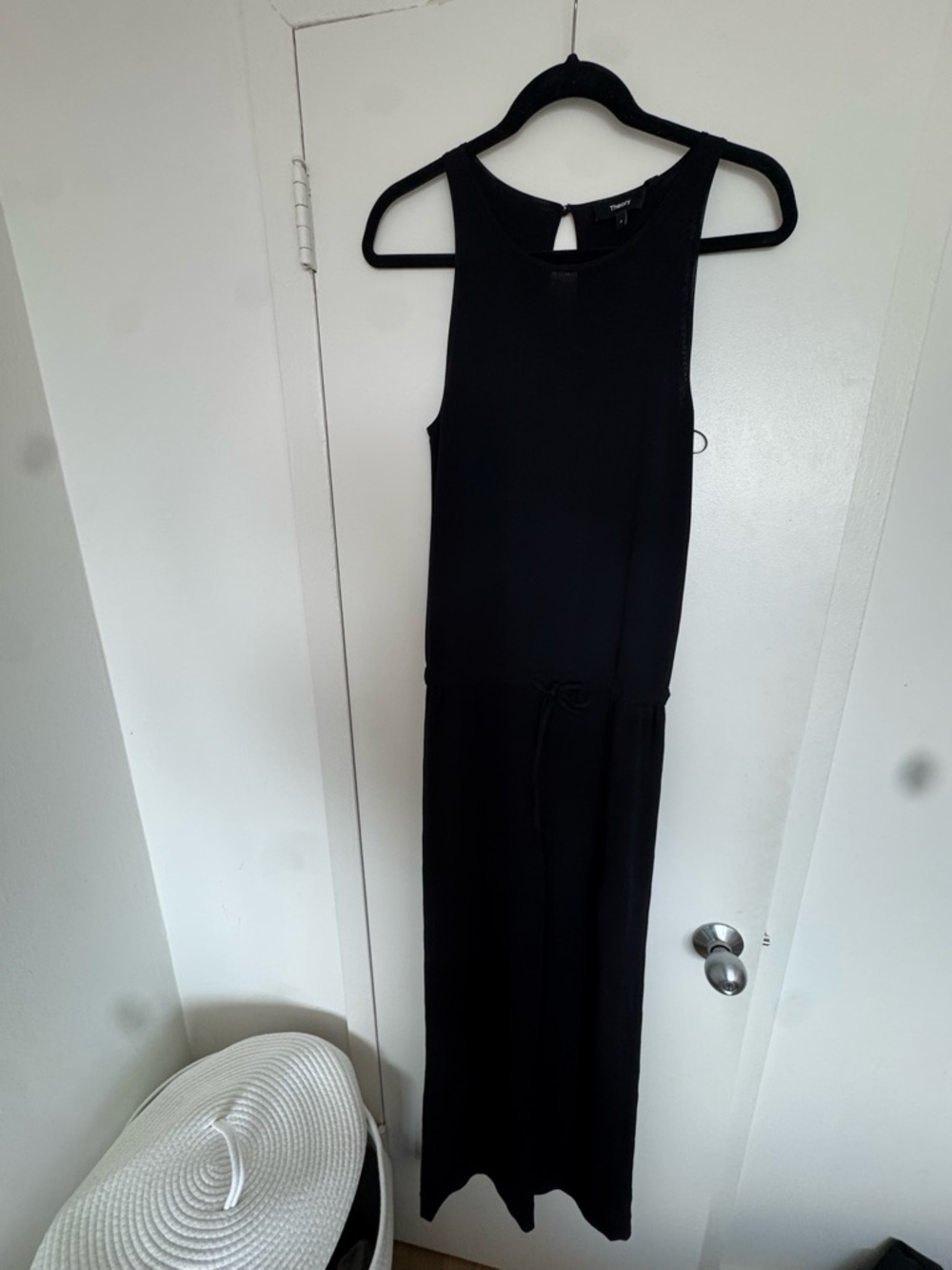 Never Worn, with tags. Theory Black Jumpsuit